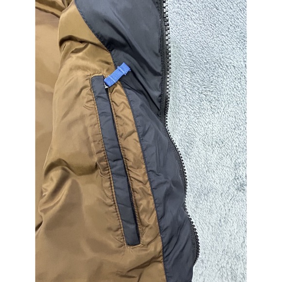 Land's End Vest Men 2XL 50-52 Black Down‎ NYLON Full Zip Puffer Pockets - Picture 5 of 9